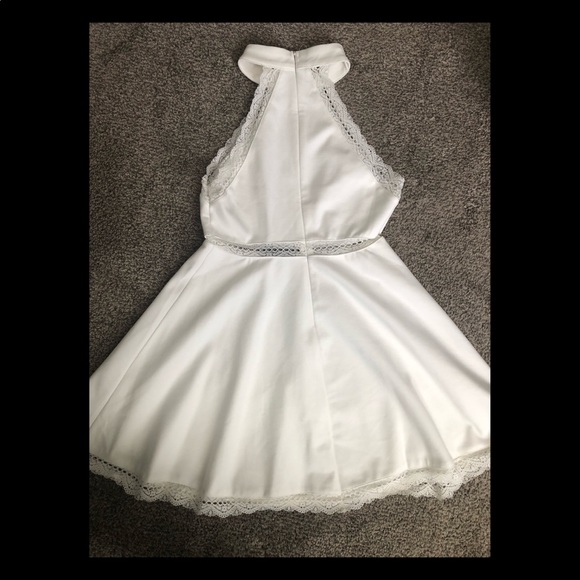 Lulus white lace skater dress size S - Picture 5 of 6